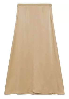 Forte Forte satin midi skirt - Neutrals