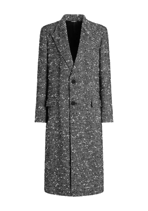 Dolce & Gabbana herringbone coat - Black