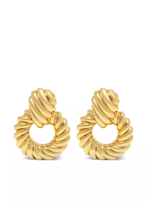Nialaya Jewelry 18kt yellow gold twisted rope earrings
