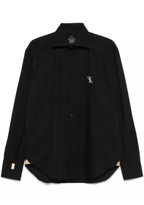 Billionaire logo-embroidered shirt - Black