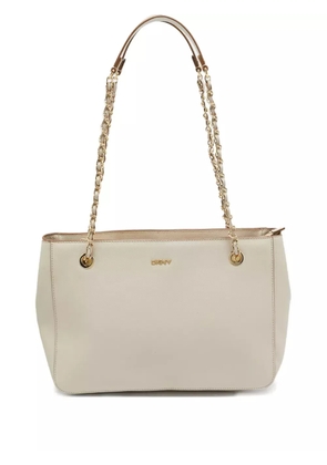 DKNY leather shoulder bag - White