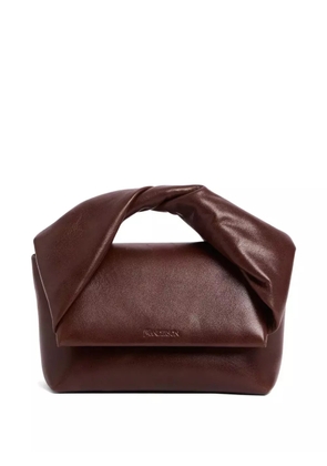 JW Anderson twisted-handle leather tote bag - Brown
