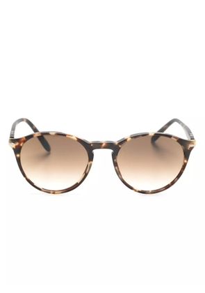 Persol tortoiseshell-effect round-frame sunglasses - Grey