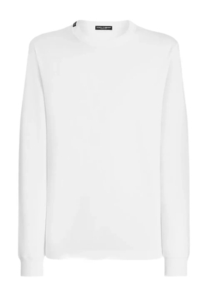 Dolce & Gabbana long-sleeve cotton T-shirt - White