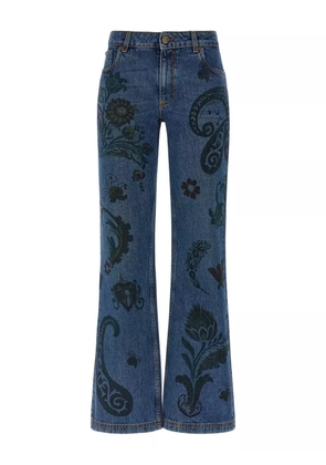 ETRO paisley print jeans - Blue