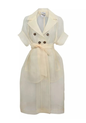 Baum Und Pferdgarten double-breasted chiffon dress - Neutrals