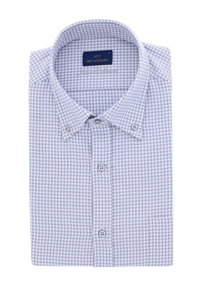 Paul & Shark checked-pattern shirt - Blue