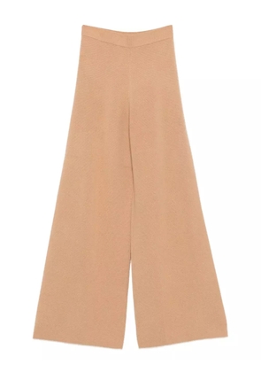 Max Mara knitted ribbed-waist trousers - Brown
