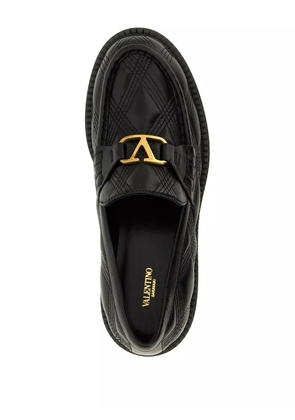 Valentino Garavani VLogo Signature quilted loafers - Black