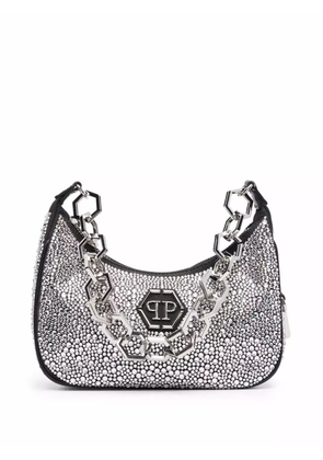 Philipp Plein crystal-embellished shoulder bag - Black