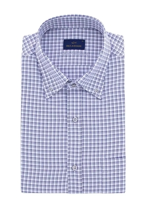 Paul & Shark gingham check-pattern shirt - Blue