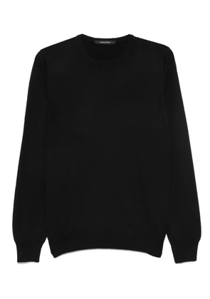 Tagliatore crew-neck virgin-wool sweater - Black