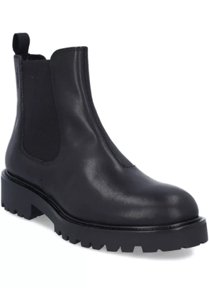 VAGABOND elastic-panelled leather boots - Black