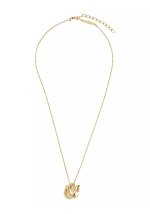 Ferragamo triple-gancini pendant necklace - Gold