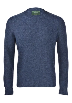 Gran Sasso wool crew-neck sweater - Blue