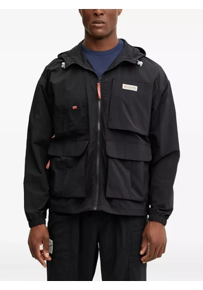 Columbia hooded windbreaker jacket - Black