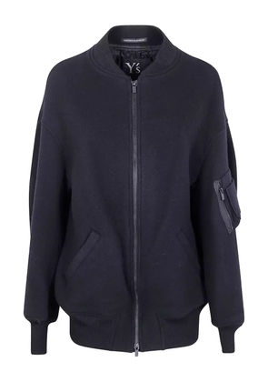 Y's zip-fastening pocket coat - Black