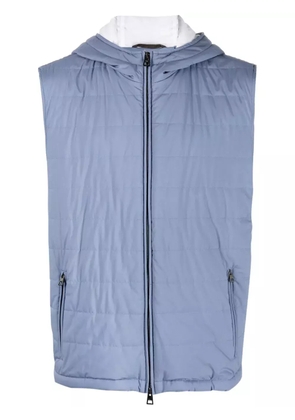 Manzoni 24 zipped hooded gilet - Blue