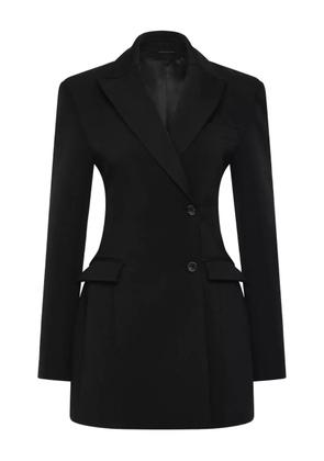 Rachel Gilbert Sergio padded-shoulder mini dress - Black