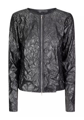 Maria Calderara zip-front cardigan - Black