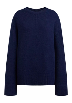 12 STOREEZ crew neck merino wool sweater - Blue