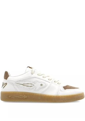 Enterprise Japan EJ EGG Rocket leather sneakers - White