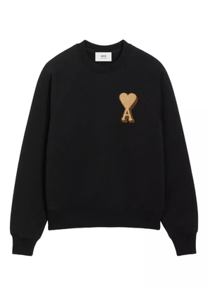 AMI Paris Ami de Coeur cotton sweatshirt - Black