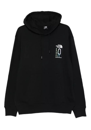 The North Face graphic-print hooded sweatshirt - Black