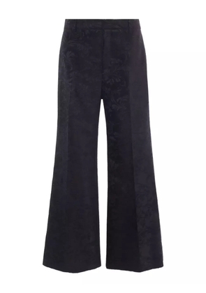 Chloé damask-pattern trousers - Black