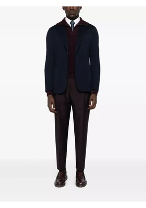 Eleventy two-button patch-pocket blazer - Blue