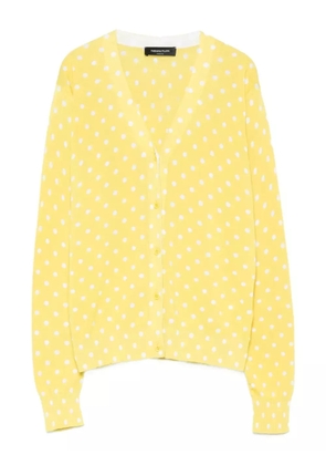Fabiana Filippi polka dot cardigan - Yellow