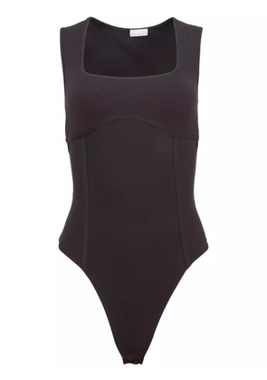 Fleur Du Mal square-neck bodysuit - Black
