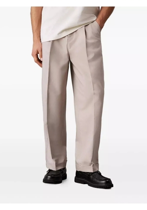 Calvin Klein pleated-front trousers - Grey
