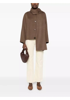 'S Max Mara button-front virgin-wool jacket - Brown