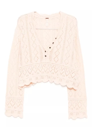 Free People Charlotte knitted top - Neutrals