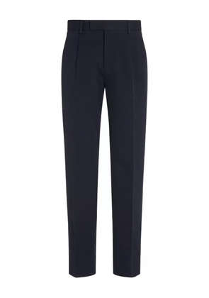 Zegna pleated tailored trousers - Blue