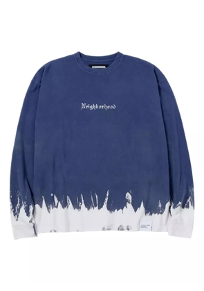 Neighborhood dip-dye long-sleeves T-shirt - Blue