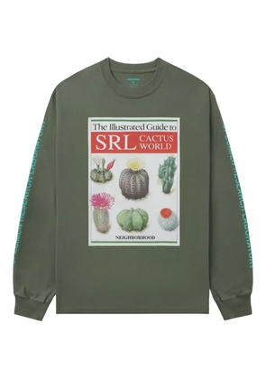Neighborhood cactus-print long-sleeve T-shirt - Green