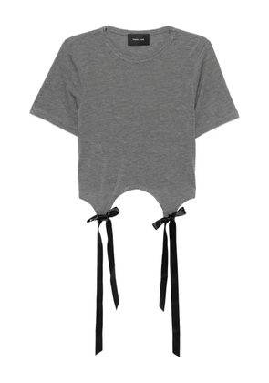Simone Rocha lyocell T-shirt - Grey