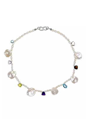 Margaux Studios Cornflake Girl baroque-pearl necklace - Silver