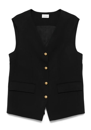 P.A.R.O.S.H. button-fastening gilet - Black