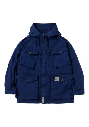 Neighborhood hooded multipocket jacket - Blue