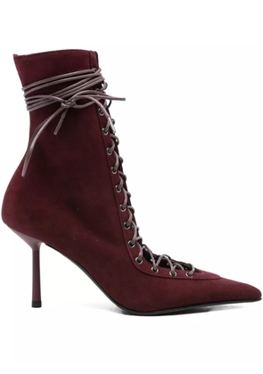 Le Silla 80mm Colette boots - Red