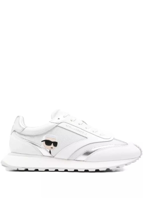 Karl Lagerfeld leather sneakers - White