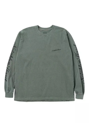 Neighborhood logo-print long-sleeve T-shirt - Green