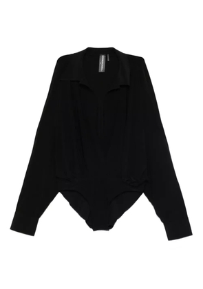 Norma Kamali long-sleeve bodysuit - Black