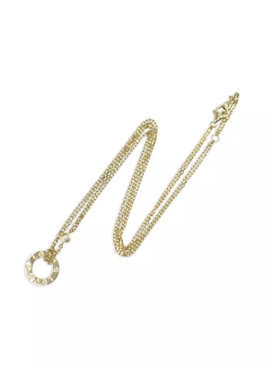 Cartier 18K yellow gold Love Circle diamond necklace