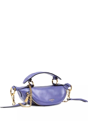 Lancel mini Origami curved leather crossbody bag - Blue