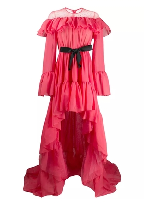 Giambattista Valli asymmetric ruffled gown - Pink