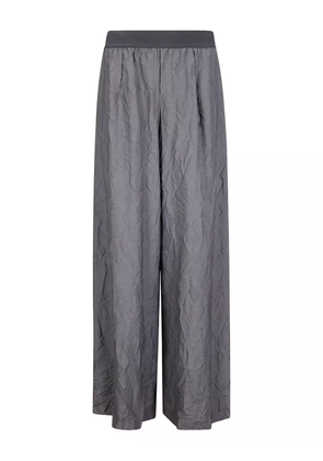 Maria Calderara pleated-details trousers - Grey